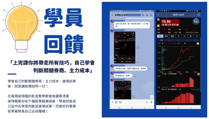 豹學院 投資 新手入門 投資菜鳥 投資理財 線上投資理財課程 高報酬 選股 學員回饋 彼得龍